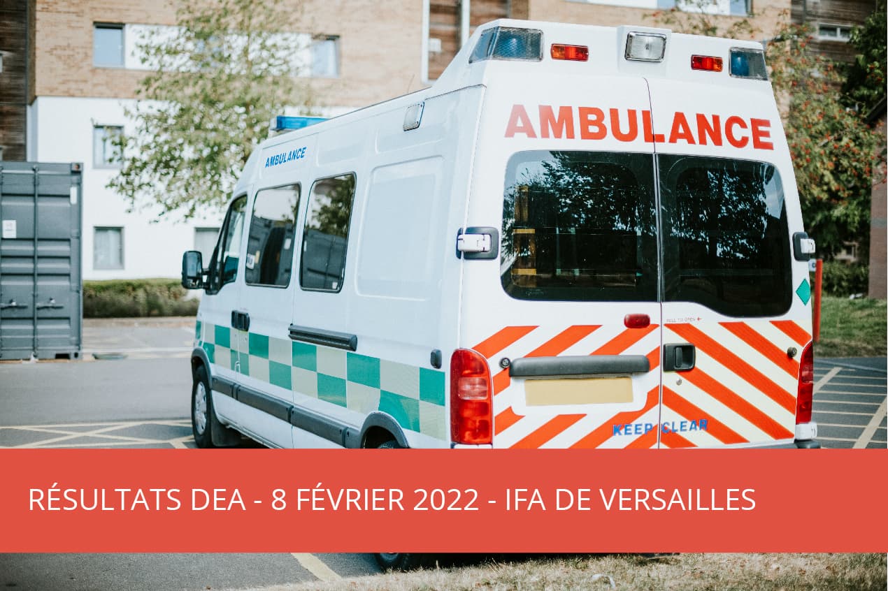 IFA Versailles : Formation du DEA – Résultat d’admission du 8 février 2022